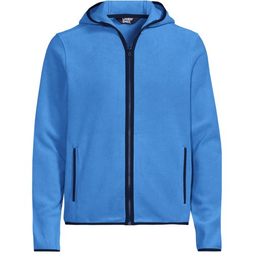 Men's Anyweather Fleece Hooded Full Zip Jacket | Lands' End