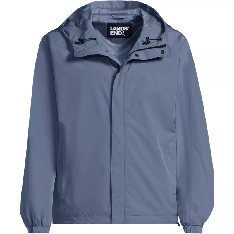 Men's Big and Tall Squall Waterproof Packable Rain Jacket, Front