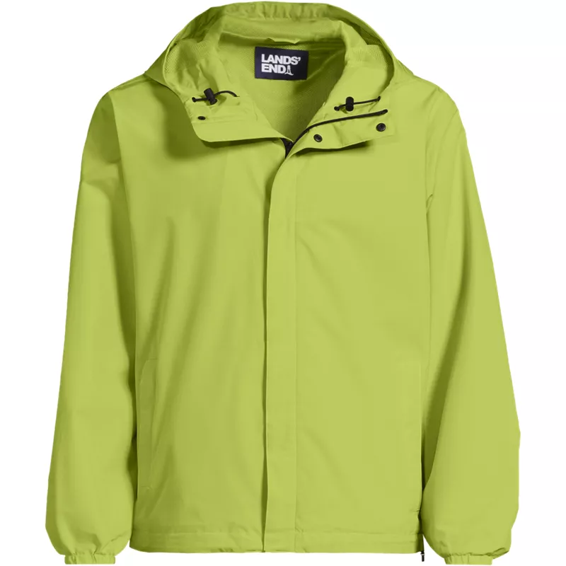 Men's Big and Tall Squall Waterproof Packable Rain Jacket, Front
