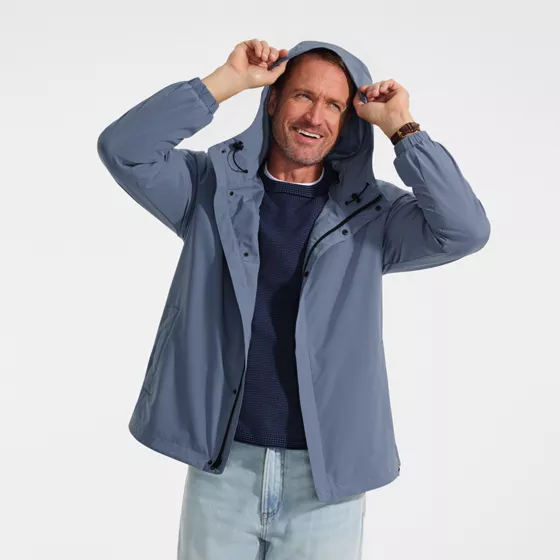 Men's Squall Waterproof Packable Rain Jacket - primary