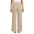 Women's Petite Sport Knit High Rise Pleated Wide Leg Pants, Back