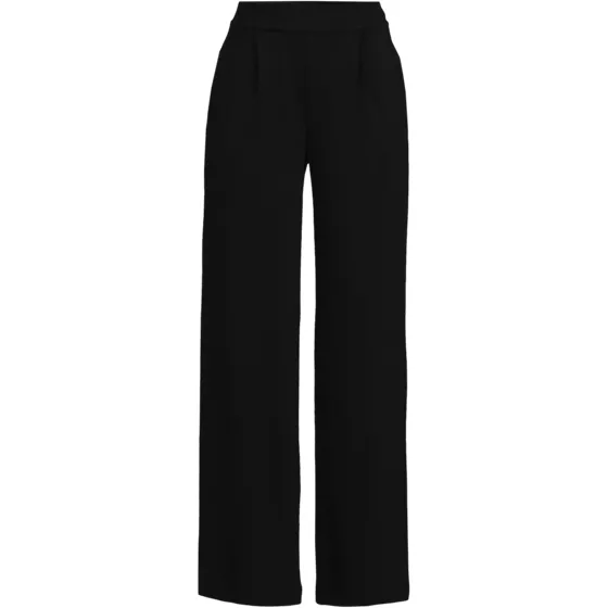 Women's Tall Sport Knit High Rise Pleated Wide Leg Pants - primary