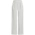 Women's Sport Knit High Rise Pleated Wide Leg Pants, Front