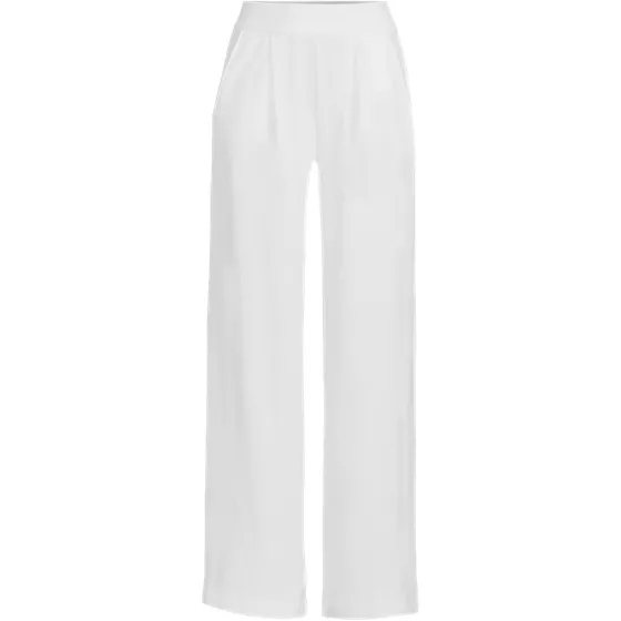 Women's Sport Knit High Rise Pleated Wide Leg Pants - primary