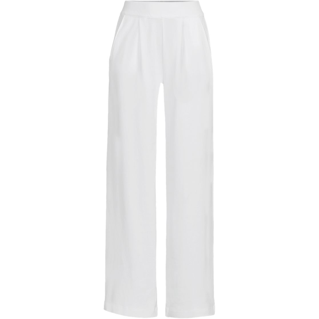 Women's Sport Knit High Rise Pleated Wide Leg Pants