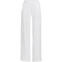 パンツ SEMI COUTURE Women Straight Pants Y5SM19A230 White Women's White Designer Trousers | Saks Fifth Avenue