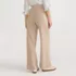 Women's Sport Knit High Rise Pleated Wide Leg Pants, Back