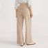 Women's Sport Knit High Rise Pleated Wide Leg Pants, Back