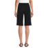 Women's Sport Knit High Rise Pleated 12" Bermuda Shorts, Back