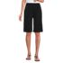 Women's Sport Knit High Rise Pleated 12" Bermuda Shorts, Front