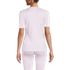 Women's Silk Interlock Short Sleeve Crewneck Long Underwear Thermal Baselayer Top, Back