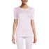 Women's Silk Interlock Short Sleeve Crewneck Long Underwear Thermal Baselayer Top, Front