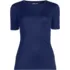 Women's Silk Interlock Short Sleeve Crewneck Long Underwear Thermal Baselayer Top, Front