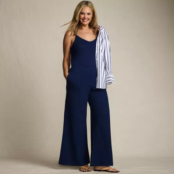 Women's Starfish High Rise Palazzo Pants - primary