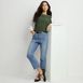 Women's Recover Denim High Rise Kick Flare Crop Jeans, alternative image