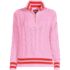 Women's Drifter Cable Quarter Zip Sweater, Front