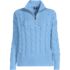 Women's Drifter Cable Quarter Zip Sweater, Front