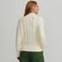 Women's Drifter Cable Quarter Zip Sweater, Back