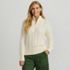 Women's Drifter Cable Quarter Zip Sweater, Front