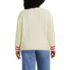 Women's Plus Size Drifter Aran Cable Easy Fit Crew Sweater, Back
