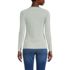 Women's Polished Rib Tie Henley Top, Back