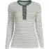 Women's Polished Rib Tie Henley Top, Front