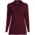 Women's Plus Size Long Sleeve Polished Rib Button Through Tunic Shirt, Front