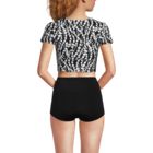 Women's Tugless Cap Sleeve Tankini Top