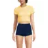 Women's Tugless Cap Sleeve Midkini Top, Front