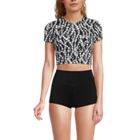 Women's Tugless Cap Sleeve Tankini Top