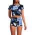 Women's Tugless Cap Sleeve Midkini Top, Front