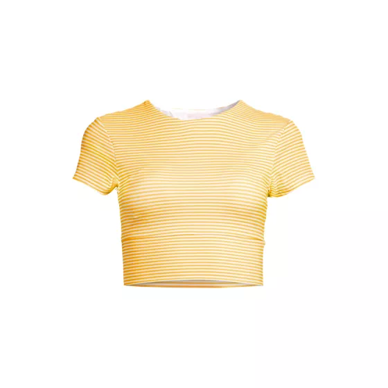 Women's Tugless Cap Sleeve Midkini Top - primary