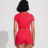 Women's Tugless Cap Sleeve Midkini Top, Back