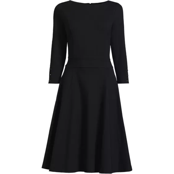 Women's Plus Size Starfish 3/4 Sleeve Dress - primary