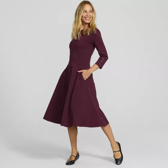 Women's Starfish 3/4 Sleeve Dress - primary