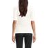 Women's Elbow Sleeve Polished Rib Henley Top, Back