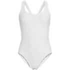 Women's Tugless Ribbed X-Back One Piece Swimsuit