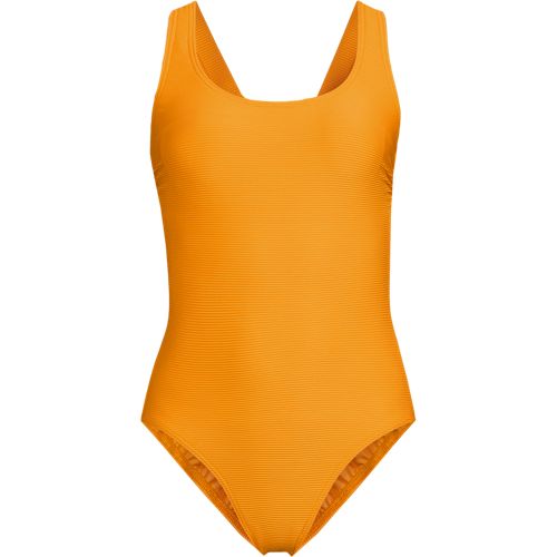 Women's Tugless Ribbed X-Back One Piece Swimsuit - image 2