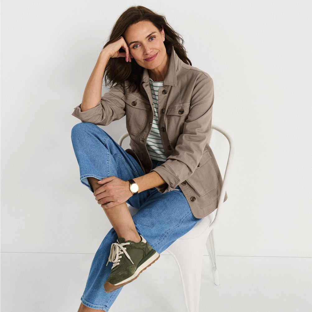 Women's Cool Fade Feminine Utility Jacket | Lands' End
