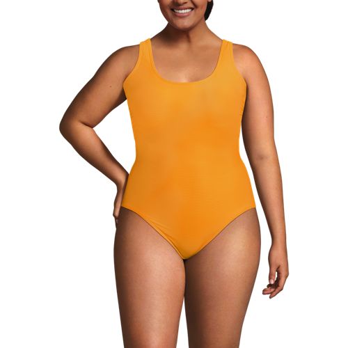 Women's Tugless Ribbed X-Back One Piece Swimsuit - image 2