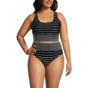 Women's Tugless Tankini Top and High Waisted Bottom Swimsuit Set