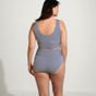 Women's Tugless Tankini Top and High Waisted Bottom Swimsuit Set