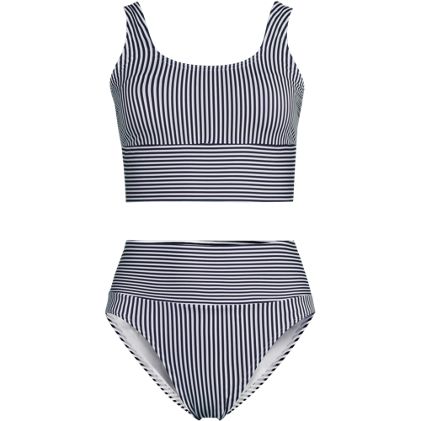 Women's Tugless Tankini Top and High Waisted Bottom Swimsuit Set - image 3