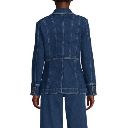 Women's Soft Denim Feminine Utility Jacket - image 5