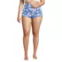 Women's Plus Size Tugless High Waisted Swim Boy Shorts, Front