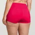 Women's Plus Size Tugless High Waisted Swim Boy Shorts, Back