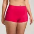 Women's Plus Size Tugless High Waisted Swim Boy Shorts, Front