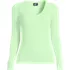 Women's Fine Gauge Cotton Baby Cable Vneck Sweater, Front