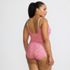 Women's Plus Size Tugless Thin Strap One Piece Swimsuit, Back