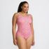 Women's Plus Size Tugless Thin Strap One Piece Swimsuit, Front